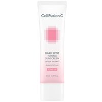 Crema de fata colorata cu factor de protectie SPF 50+ PA++++ anti-pete pigmentare Dark Spot Toning, 50 ml, Cell Fusion C