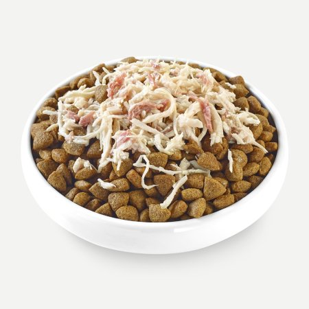 Hrana umeda cu carne de pui si rata in sos pentru caini Toppers, 156 g, Applaws 720476