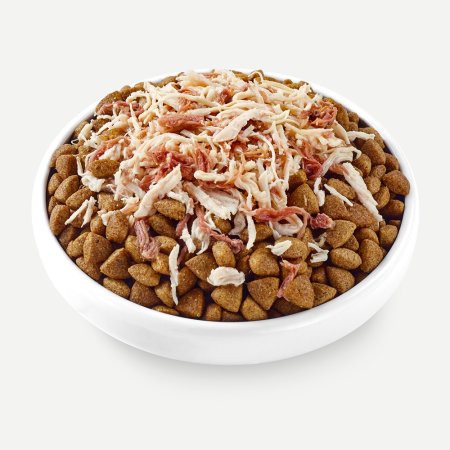 Hrana umeda cu carne de pui si vita in sos pentru caini Toppers, 156 g, Applaws 720478