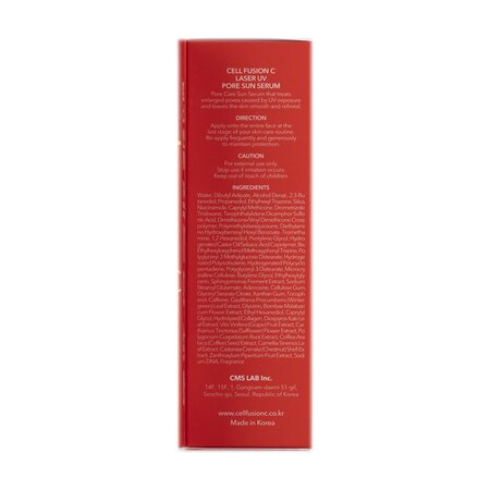Ser de fata cu factor de protectie SPF 50+ PA++++ pentru micsorarea porilor Laser UV, 40 ml, Cell Fusion C 738925