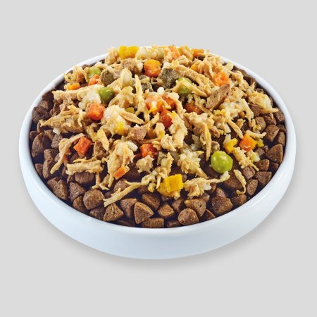 Hrana umeda cu carne de pui, ficat de vita si legume pentru caini Toppers, 156 g, Applaws 720502