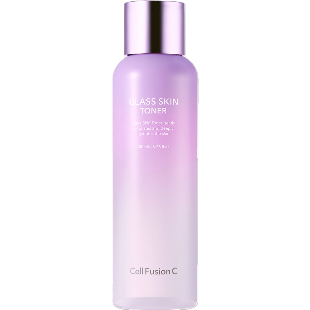 Toner de fata exfoliant si hidratant Glass Skin, 200 ml, Cell Fusion C