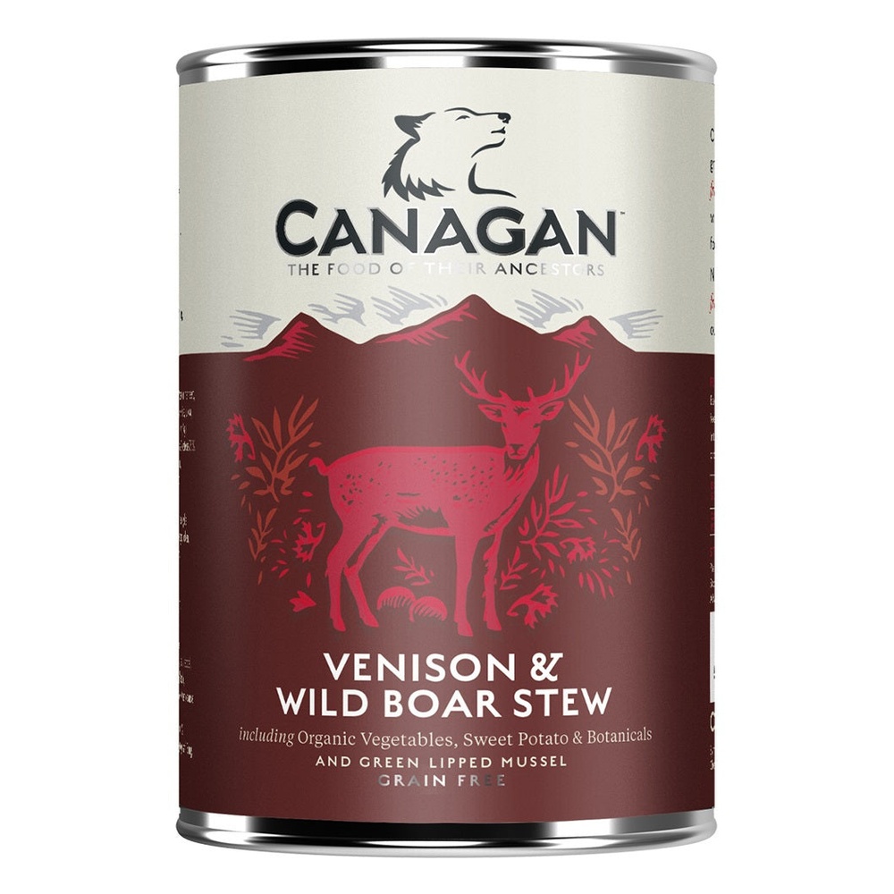 Hrana umeda pentru caini cu vanat si mistret, 400 g, Canagan