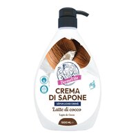 Sapun lichid crema cu lapte de cocos, 1000 ml, Dermovita