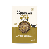 Hrana umeda cu carne de pui si legume in sos pentru caini Toppers, 85 g, Applaws