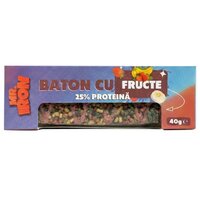 Baton crispy cu fructe, 40 g, Mister Iron