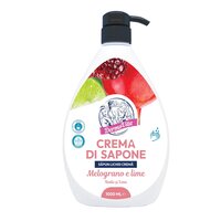 Sapun lichid crema cu rodie si lime, 1000 ml, Dermovita