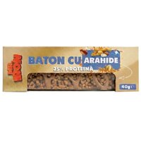 Baton crispy cu arahide, 40 g, Mister Iron