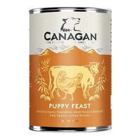 Hrana umeda cu pui si vita Puppy Feast, 400 g, Canagan