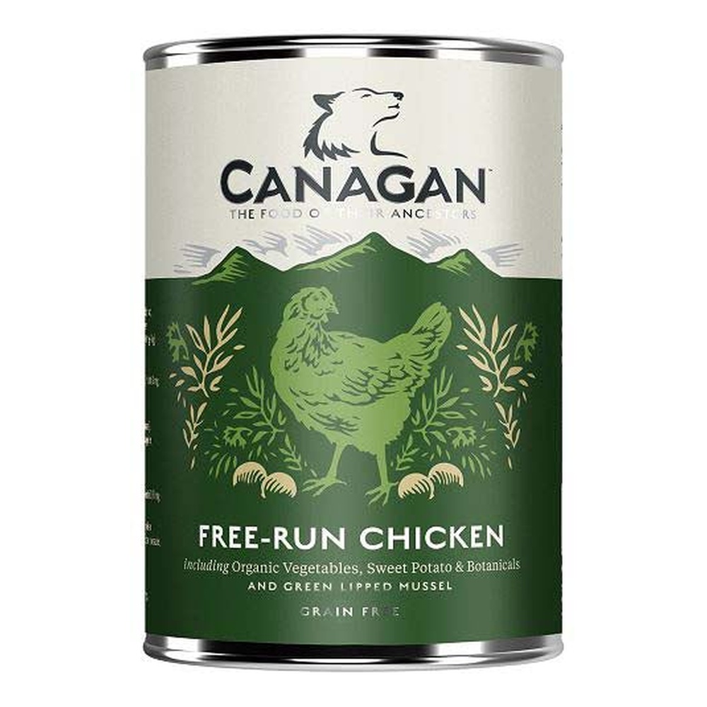Hrana umeda cu pui pentru caini Grain Free, 400 g, Canagan