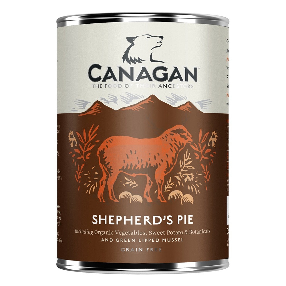 Hrana umeda cu miel si legume pentru caini Grain Free Shepherds Pie, 400 g, Canagan