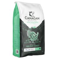 Hrana uscata cu curcan pentru caini de talie mica Free Run Turkey Dental, 2000 g, Canagan