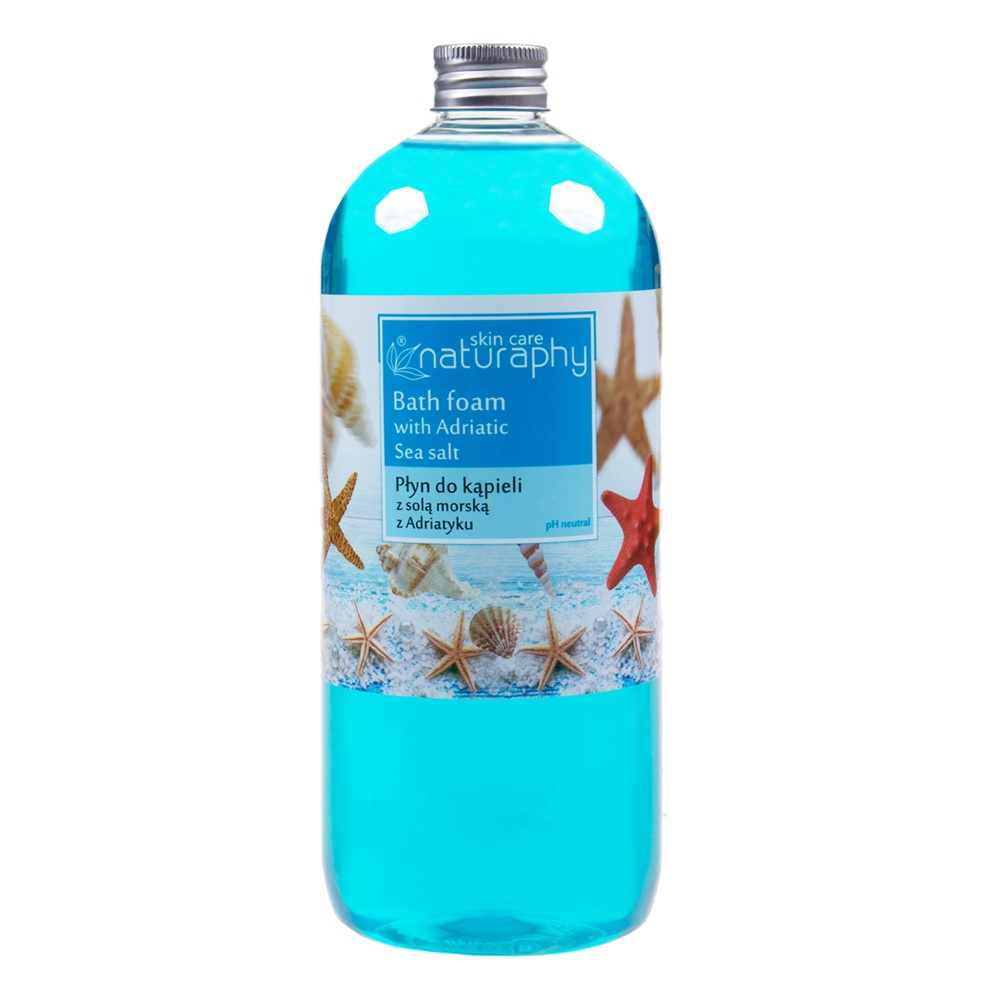 Spuma de baie cu sare de mare, 1000 ml, Naturaphy