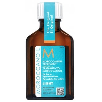 Tratament pentru par fin si deschis la culoare Light, 25 ml, Moroccanoil