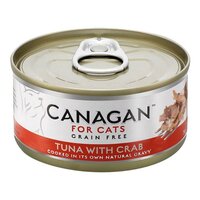 Hrana umeda cu ton si crab pentru pisici, 75 g, Canagan