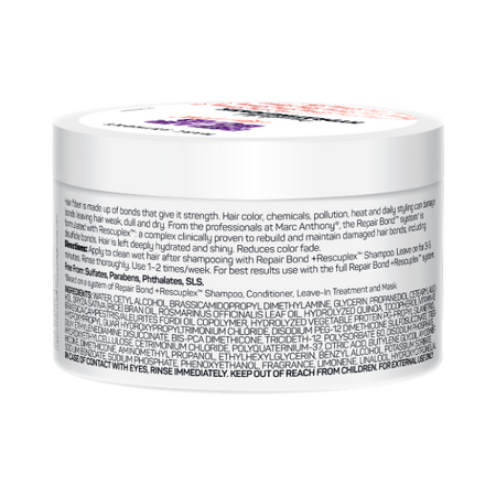 Masca hidratanta concentrata Repair Bond+Rescuplex, 227 g, Marc Anthony 720928