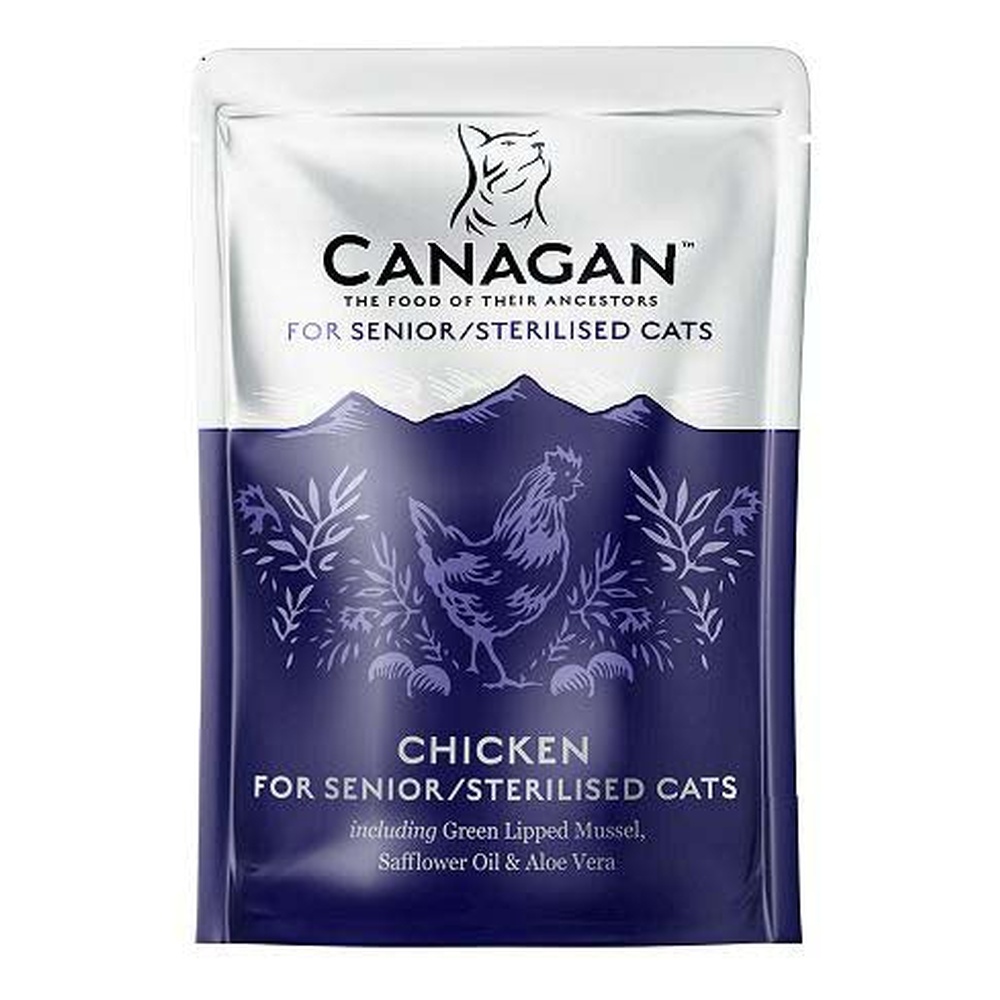 Hrana umeda cu pui pentru pisici sterilizate, 85 g, Canagan
