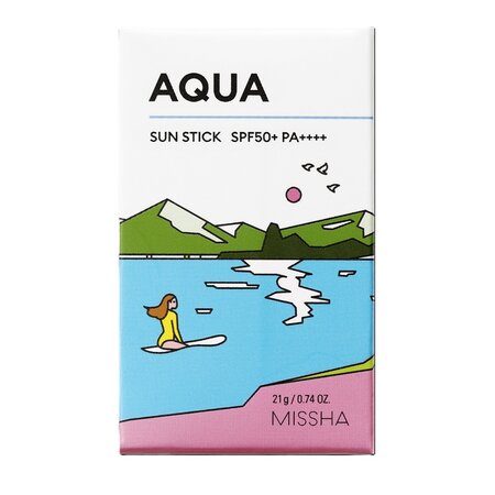 Stick pentru fata cu protectie solara SPF50+/PA++++ Aqua All Around, 21 g, Missha 721200