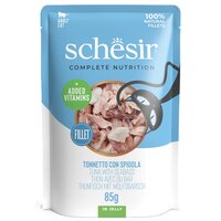 Hrana umeda cu ton si biban in jeleu Complete Nutrition, 85 g, Schesir