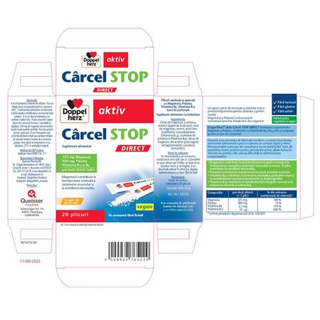 Carcel Stop Direct, 20 plicuri, Doppelherz 721974