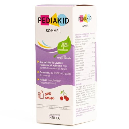 Sirop cu gust de cirese Sommeil, 125 ml, Pediakid 721450