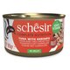 Hrana umeda cu ton si creveti in jeleu pentru pisici Complete Nutrition, 85 g, Schesir 721456