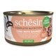 Hrana umeda cu ton si somon in jeleu pentru pisici Complete Nutrition, 85 g, Schesir 721514