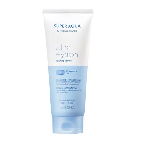 Spuma de curatare ultra hidratanta Super Aqua, 200 ml, Missha