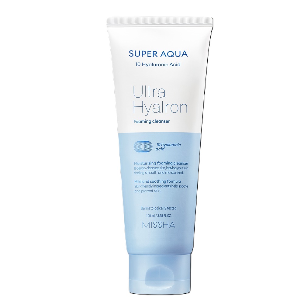 Spuma de curatare ultra hidratanta Super Aqua, 100 ml, Missha