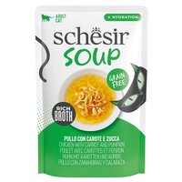 Hrana umeda cu pui si dovleac in supa pentru pisici Soup, 40 g, Schesir