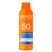 Spray uscat protectie solara SPF50+ Bariesun, 200 ml, Uriage