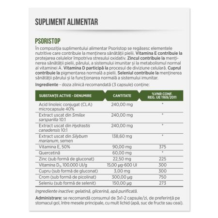 Psoristop, 30 capsule, Parapharm 690584