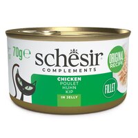 Hrana umeda cu pui in jeleu pentru pisici Complements, 70 g, Schesir