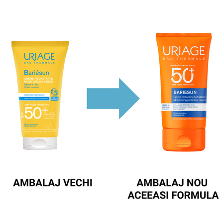 Crema cu protectie solara SPF50+ Bariesun, 50 ml, Uriage 721807
