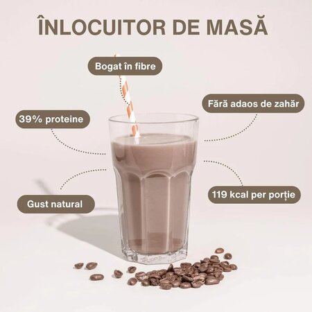 Caffe Latte Diet Shake, 12 plicuri x 32 g, Nupo 724385