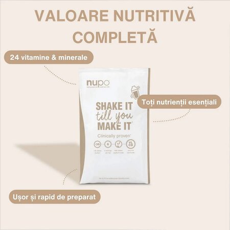 Fulgi de ovaz cu mere si scortisoara Diet Oatmeal, 12 plicuri x 32 g, Nupo 724382