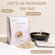 Fulgi de ovaz cu mere si scortisoara Diet Oatmeal, 12 plicuri x 32 g, Nupo 724381