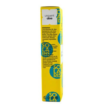 Unguent cu aloe, 40 ml, Solaris 722137