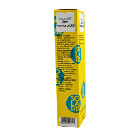 Unguent antihemoroidal, 40 ml, Solaris 722166