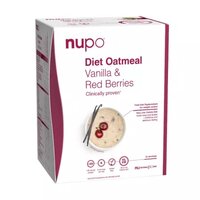 Ovaz cu fructe de padure si vanilie Diet Oatmeal, 12 plicuri x 32 g, Nupo
