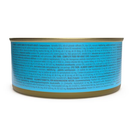 Hrana umeda cu ton in jeleu pentru pisici Complete Nutrition, 140 g, Schesir 722225