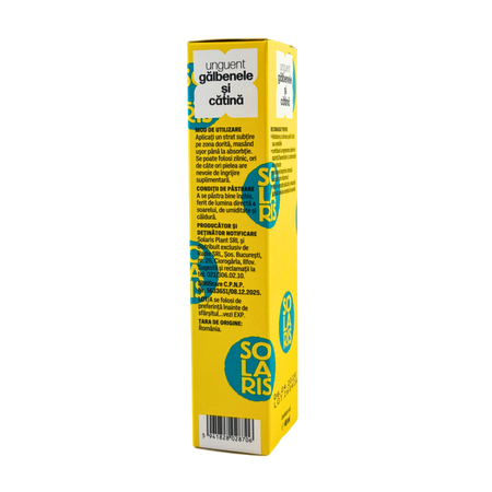 Unguent cu galbenele si catina, 40 ml, Solaris 722228