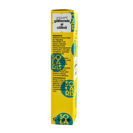 Unguent cu galbenele si catina, 40 ml, Solaris 722229