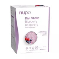 Shake cu afine si zmeura Diet Shake, 12 plicuri x 32 g, Nupo