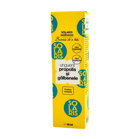 Unguent cu propolis si galbenele, 40 ml, Solaris 722303