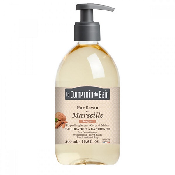 Sapun traditional de Marsilia fara parfum, 500 ml, Le Comptoir du Bain