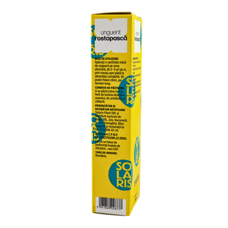 Unguent cu rostopasca, 40 ml, Solaris 722323