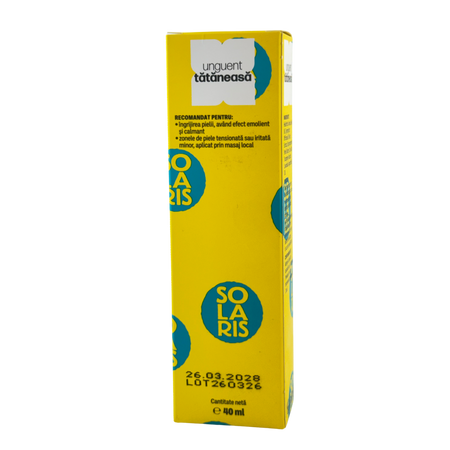 Unguent cu tataneasa, 40 ml, Solaris 722350