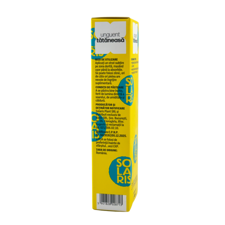 Unguent cu tataneasa, 40 ml, Solaris 722347