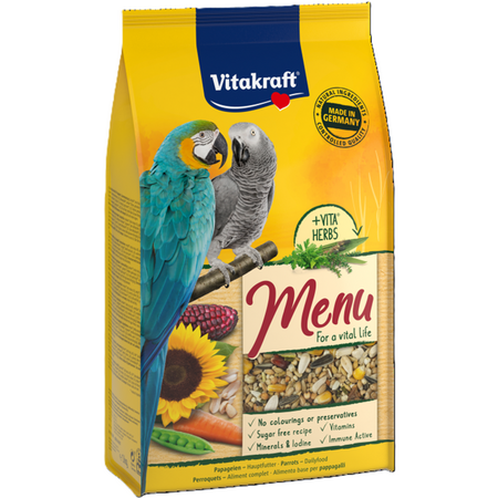 Hrana pentru papagali Menu, 1000 g, Vitakraft 722448